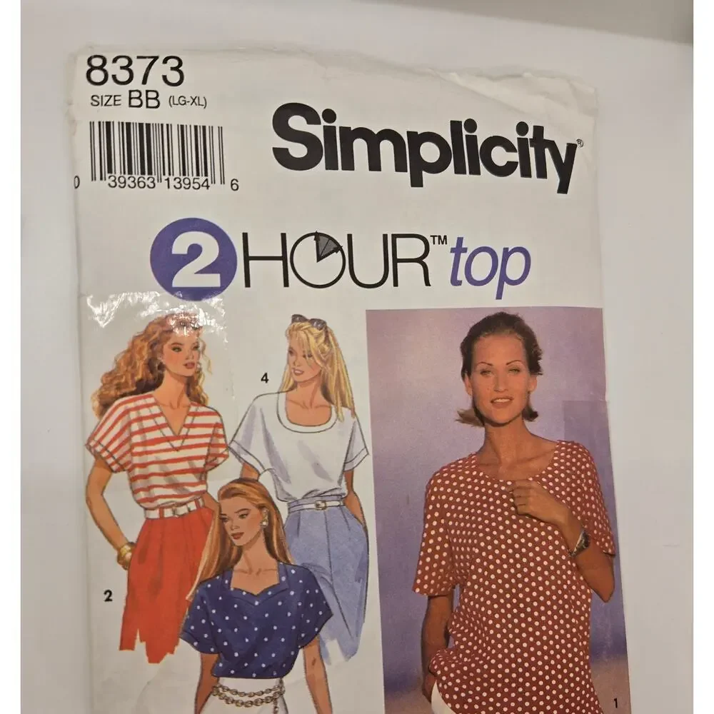 VTG Sewing Patterns 90s Lot of 2 McCalls 8569 Cut Simplicity 8373 Uncut